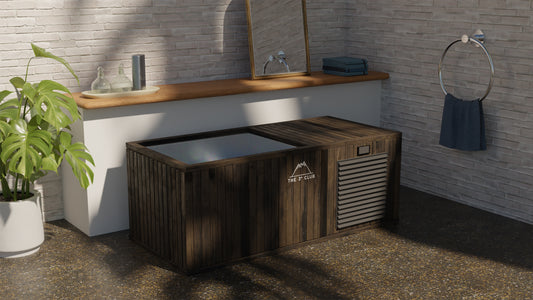 Luxury Ice Bath with cedar cladding